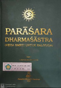 Image of Parasara Dharmasastra : Smrti Kaliyuga